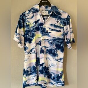 Vintage Elsie Krassas Waikiki Mens Polo Shirt Button Up Size Small 60s/70s